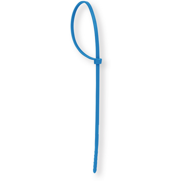 Collier plastique bleu 200x4,5, diamètre de serrage 50